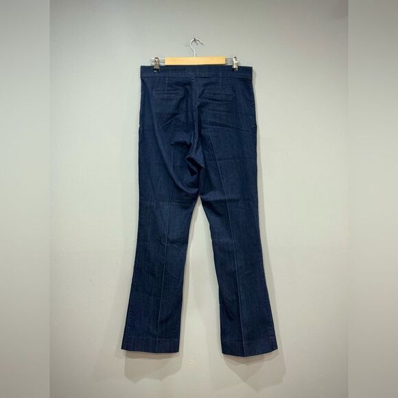 NYDJ Dark Wash Flat Front Jeans Size 14 EUC - Picture 2 of 5